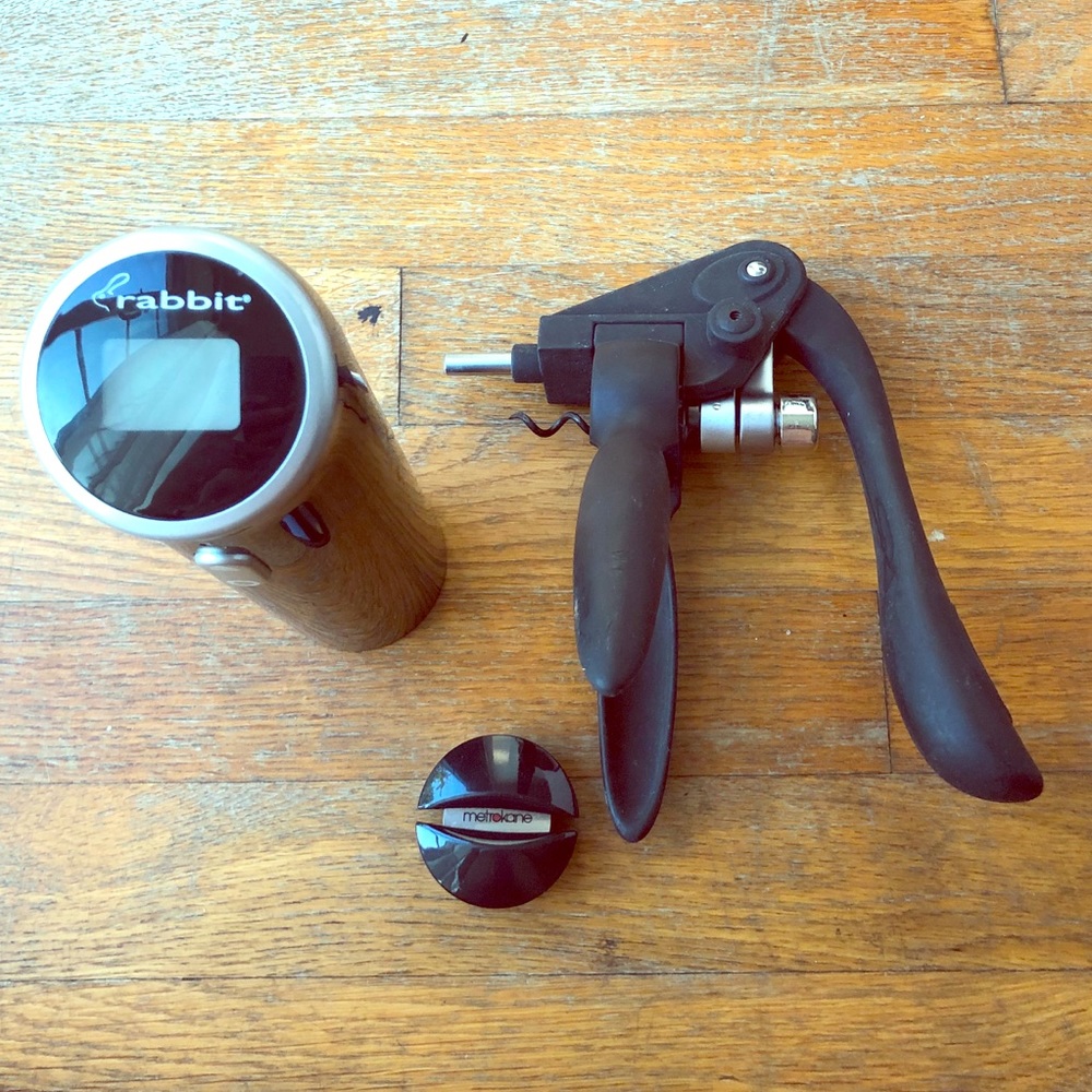 Velvet Black Metrokane Bottle Opener